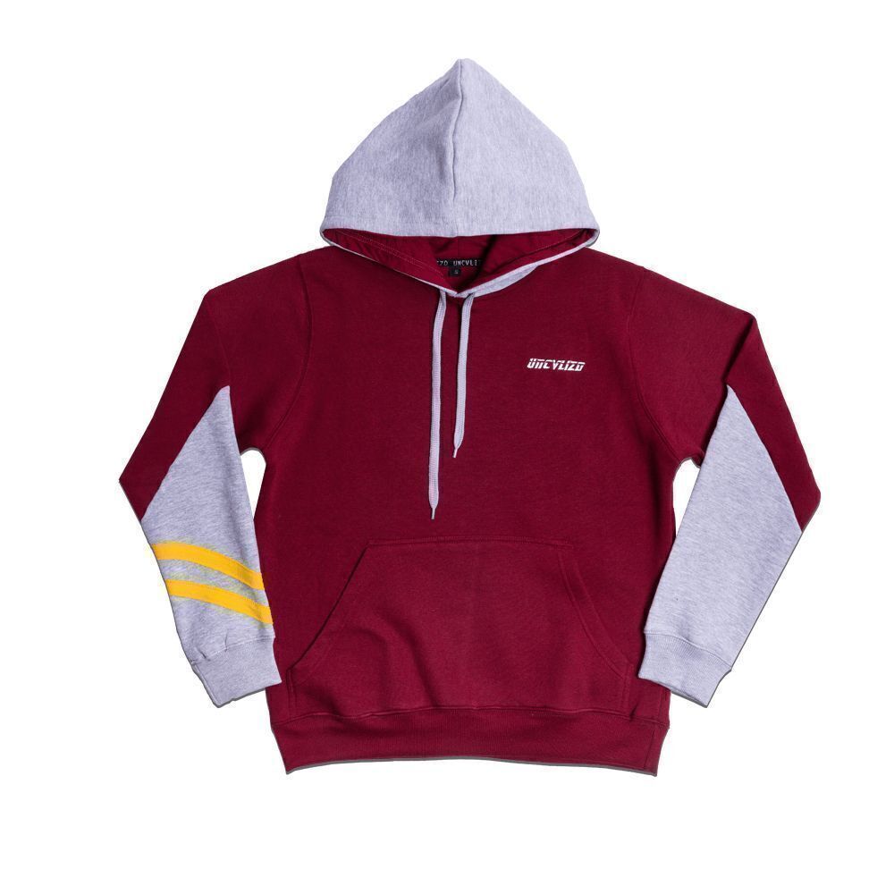 Dover Hoodie- Burgundy size Large